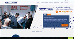 Desktop Screenshot of klimatrend.sk